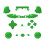 (green) Complete Protection Case Housing Replacement Parts For Xbox One Wireless Controller Handle hemp surface protective shell 5