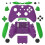(EVA color matching) Complete Protection Case Housing Replacement Parts For Xbox One Wireless Controller Handle hemp surface protective shell 1