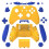 (Wolverine color) Complete Protection Case Housing Replacement Parts For Xbox One Wireless Controller Handle hemp surface protective shell 1