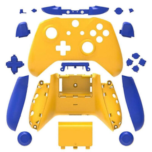 (Wolverine color) Complete Protection Case Housing Replacement Parts For Xbox One Wireless Controller Handle hemp surface protective shell