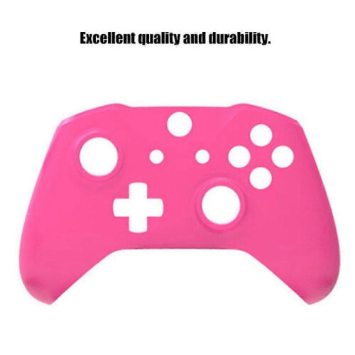 (pink) Complete Protection Case Housing Replacement Parts For Xbox One Wireless Controller Handle hemp surface protective shell 2