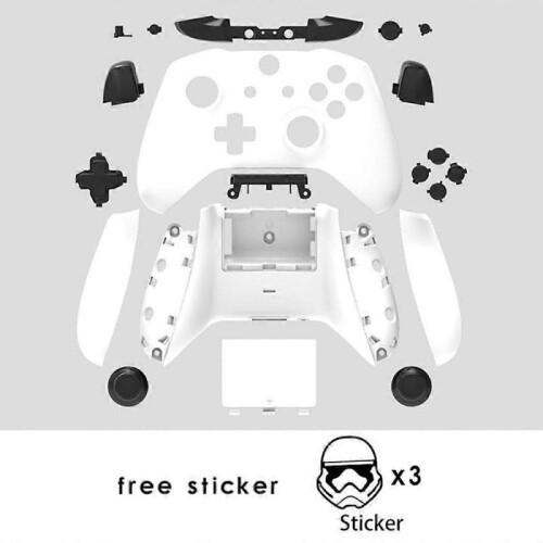 (Star wars color) Complete Protection Case Housing Replacement Parts For Xbox One Wireless Controller Handle hemp surface protective shell 2