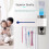 Toothbrush Holder, UV Sterilization Toothbrush Holder Automatic Toothpaste Dispenser USB Power Supply for 5 Toothbrushes 2