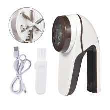 (As show, One size) USB Rechargeable Battery Powered Lint Shavers Fabric Shaver Remover Bobbles Removing Machine