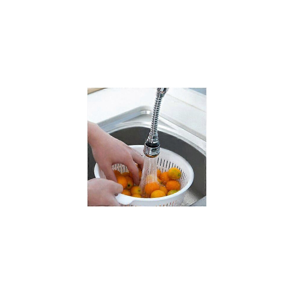 (As Show, One Size) Sink Faucet Sprayer Attachment,Movable Kitchen Tap ,Rotatable Anti Splash Faucet Nozzle Head Hose Pressure Faucet Extender 4909775336863
