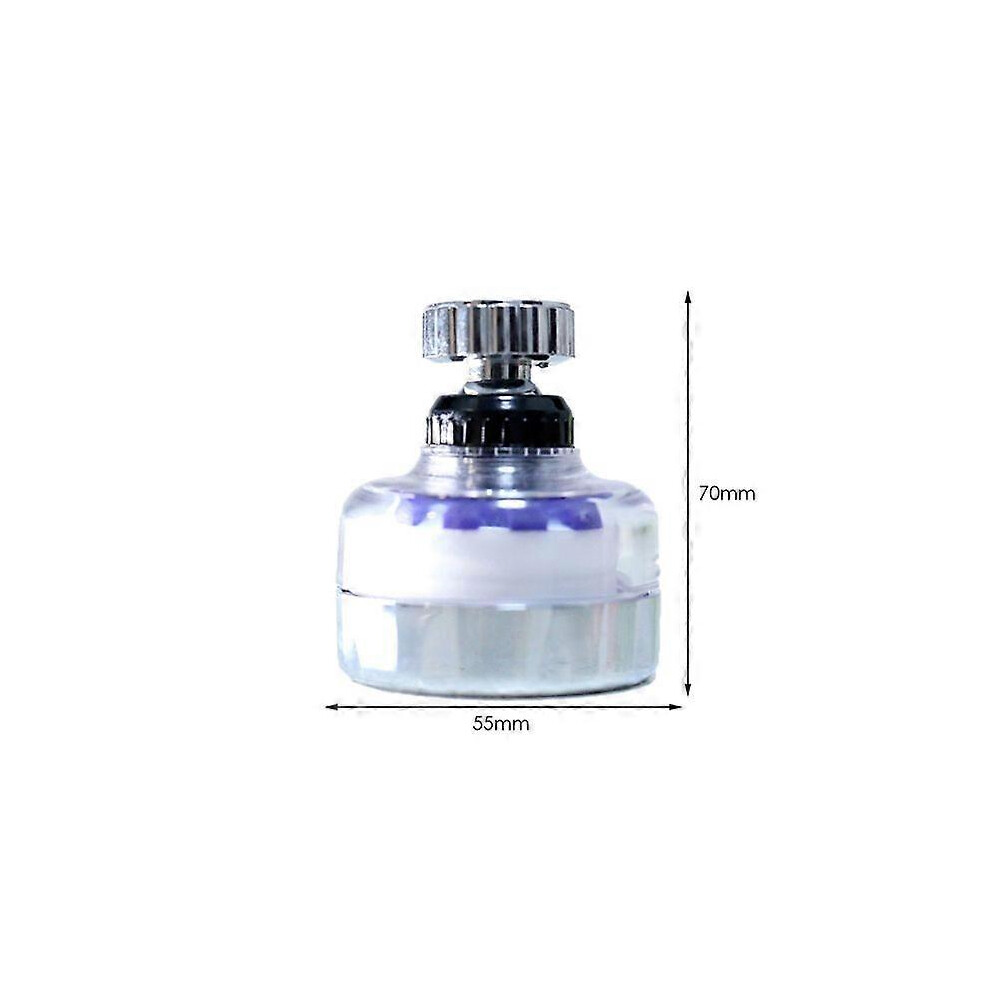 (A, One Size) 360 Degree Rotating Remove Chlorine Splashproof Water Filter Faucet Aerator Sink Head Tap Water Purify Household Accessories 4909775328837