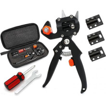 LEADSTAR Garden Pruning Shears, Gardening Professional Grafting Scissors, Fruit Tree Twig Vine Gardening Kit, Plant Grafting Pliers, Pruner Tools Blad