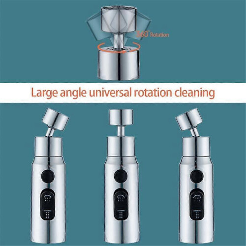 (copper plastic, One size) Multi-functional Faucet Extender Non-shaking Kitchen Tool Water Filter Diffuser Kitchen Faucet Aerator Water Saving Tap Nozzle 1