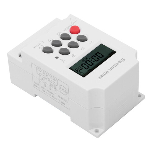 (As show, One size) Electronic Timer Switch Microcomputer Intelligent Large Current KG316T-II 220VAC 30A 1