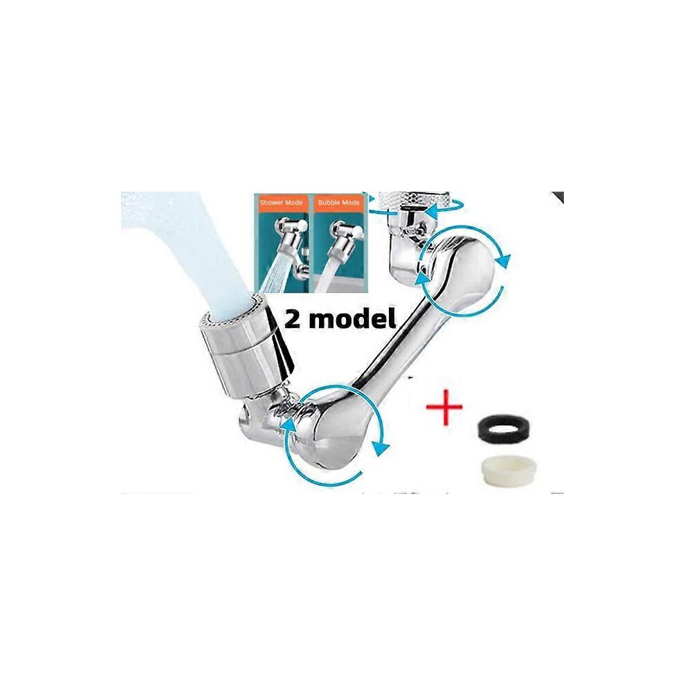 (1080 1 model, One size) 720 Flexible Faucet Aerator Splash Extender 22/24mm Robotic Arm for Bath Kitchen Anti-splash Washbasin Adapter Faucet Bubbler-image-OPC-PHJ7JNJ-NEW