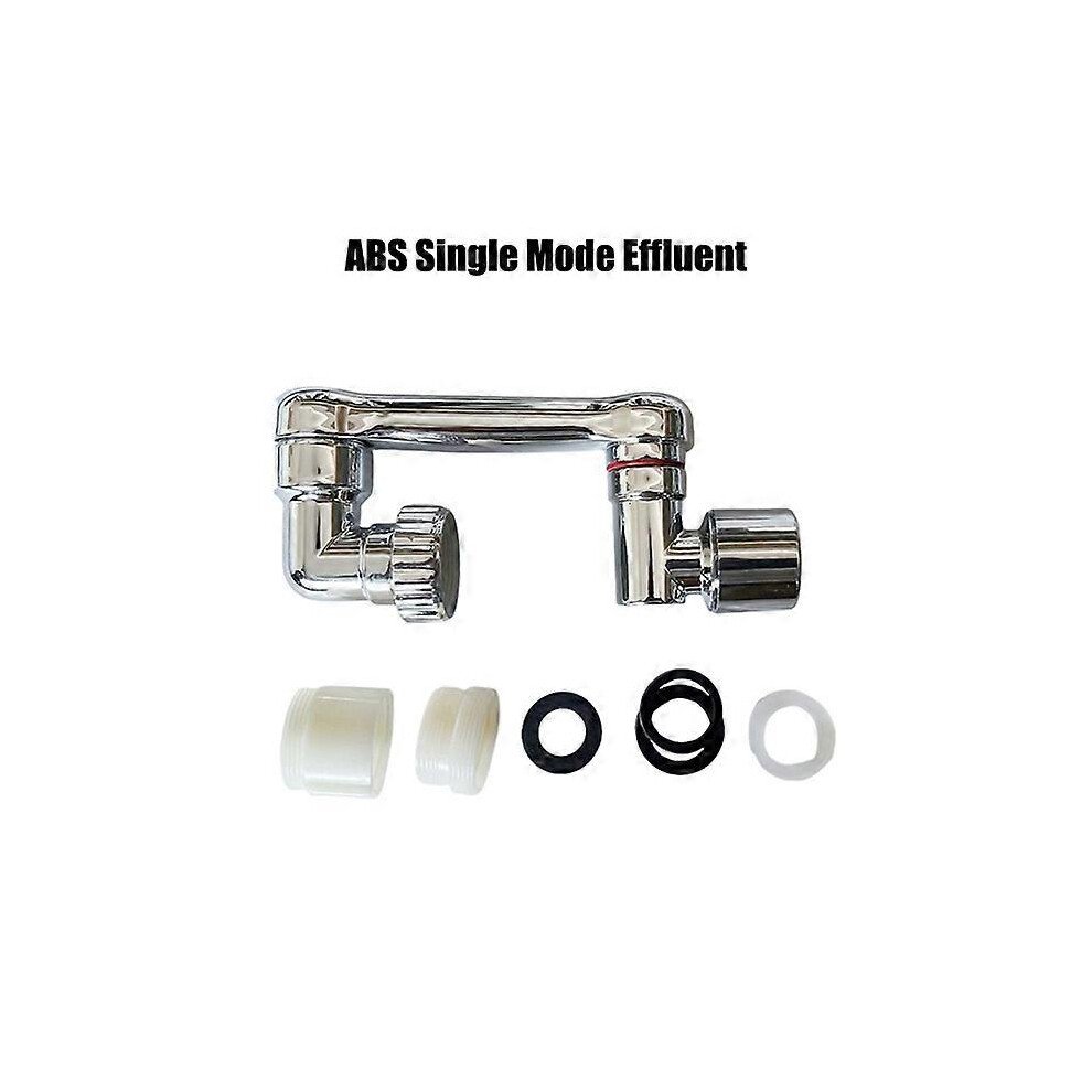 (Abs Plastic 1Mode, One Size) Universal 1080 Swivel Robotic Arm Swivel Extension Faucet Aerator Faucet Splash Filter Faucet Washbasin Robot Arm Nozz 4909775353648