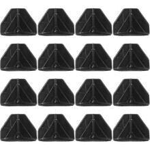 100 Pieces Plastic Corner Protector Box Protectors Baby Proofing Corner Guards Home Furniture Anti-Collision Corner Covers for Furniture Corner (Black
