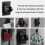 Ultra deluxe 3 way rain shower head/hand shower combination 4