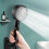 Ultra deluxe 3 way rain shower head/hand shower combination 5