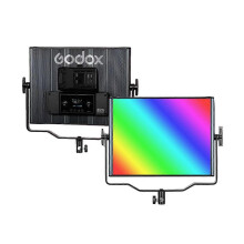 (As show, One size) GODOX LDX100R 118W Bi-color LED Photography Light RGB Video Light Panel 14 Special Lighting Effects CRI96 2500k-10000K Dimmable Support 2.4G Wireless