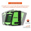 (As show, One size) KKmoon Multifunctional 2 Lines Laser Level Large Window Leveling Tool with Sound Alarm Function 3