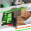 (As show, One size) KKmoon Multifunctional 2 Lines Laser Level Large Window Leveling Tool with Sound Alarm Function 4