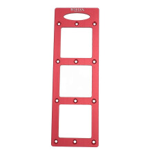 (As show, One size) 86 Type Wire Box Template Aluminum Alloy High Accuracy Multifunctional Socket Box Hole Cutter Tool 70 X 60mm