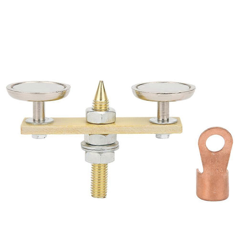 (As show, One size) Welding Magnet Head Machine Tool Fix Ground Clamp with Brass Tail for Mechanical Maintenance-image-OPC-PHJ7KRN-NEW