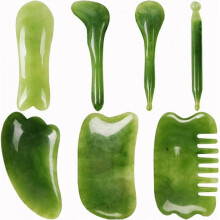 7 Pieces Gua Sha Massage Device, Massager Gua Sha Massageger, Suitable for Face, Neck, Arms, Body, Legs, Backs