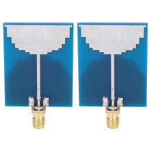 (As show, One size) 2Pcs Antennas Positioning Module Board SMA Female Connector 3.3GHz-9.9GHz 50Q UWB004