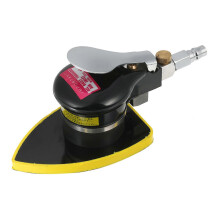 (90x130mm, One size) Pneumatic Random Orbit Sander Air Sander Polisher Palm Sander for Car Paint Care Rust Removal Wood Grinder 100x110mm