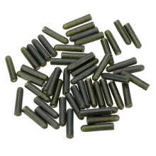 (As show, One size) 50pcs 25mm Buffer Beads Carp Fishing Tackle Terminal Rigs Fishing Accessories
