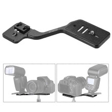 (As show, One size) Andoer Universal Aluminum Bracket Mount Holder for Camera Speedlite Flash Light with 1/4