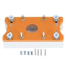 (As show, One size) Wood Router Table Insert Plate Aluminum Alloy Slotting Positioning Plate for 65mm Router Woodworking Tools