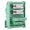 (As show, One size) DB15-M6 Double Female Head DIN Rail Mount Interface Module Terminal Block Board Connector 4