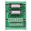 (As show, One size) DB15-M6 Double Female Head DIN Rail Mount Interface Module Terminal Block Board Connector 1