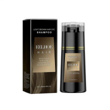(Light Brown 200Ml) Eelhoe Hair Shampoo Plant Extract Curing Multicolor Diy Color Trend Hair Gentle Easy Color Shampoo