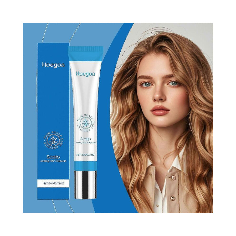 (2pcs)Hair Ampoule Scalp Cooling Hair Ampoule, Premium Hair Loss Treatments, Scalp Cooling Hair Growth Serum, Soothing Nutrient-Rich Formula