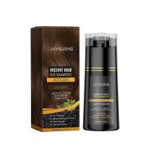 (200Ml Light Brown)Jaysuing Hair Shampoo Plant Extract Curing Diy Lasting Color Trend Soft Coloring Shampoo