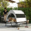 PawHut (M) PawHut Portable Elevated Dog Bed with Removable Canopy 9