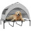 PawHut (L) PawHut Portable Elevated Dog Bed with Removable Canopy 2
