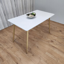 Rectangle white tulip table
