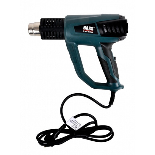 Varmepistol til plast 2000 W, med LCD-display og dyser 1