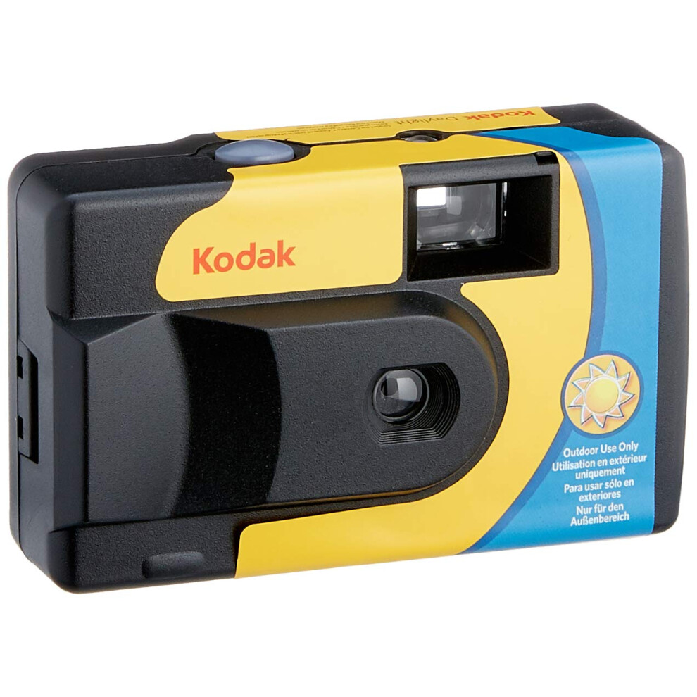 Kodak SUC Daylight 39 800ISO Disposable Analog Camera, Yellow/Blue