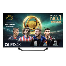 Hisense 55 Inch 4K QLED Smart TV 55A7NQTUK - Quantum Dot Colour, 4K AI Processor, Dolby Vision Atmos, Smooth Motion, Sports Mode, Vidaa OS with Freel
