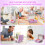 Yintiny Purple Leather CD player With Speakers For Home Decor 5