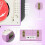 Yintiny Purple Leather CD player With Speakers For Home Decor 7