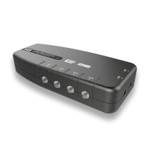 Signal Booster, SLx TV Amplifier Four Output 27820BMR - Improve Picture Quality And Channel Reception - Boost Your HD TV/FM/DAB Signal. 4 Way - For H