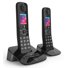 BT Premium Cordless Landline House Phone, Home Phone, 100 Percent Nuisance Call Blocker, Call Block Button, Answer Machine, Twin Handset Pack