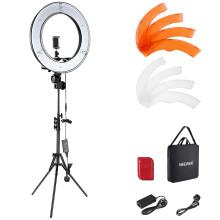NEEWER Ring Light Kit: 18"/45cm Outer 55W 5600K Dimmable LED Ring Light, Light Stand, Carrying Bag for Camera, Smartphone, YouTube, TikTok, Self Port