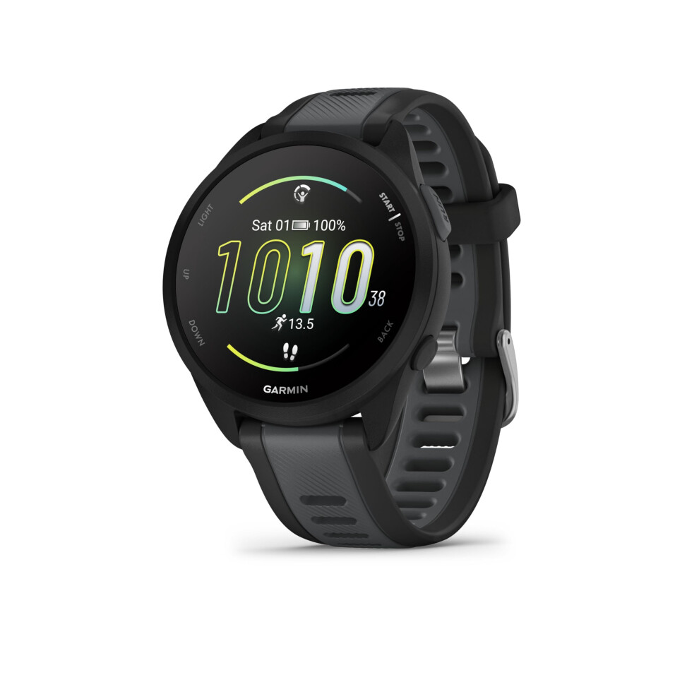 Garmin Forerunner 165 GPS 43mm Running Smartwatch, Lightweight, AMOLED Touchscreen, Advanced Training, Insights and Features, Safety & Tracking Featu