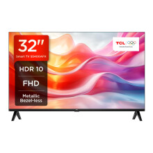 TCL 32S5400AFK 32-inch Television, HDR, FHD, Smart TV Powered by Android TV, Bezeless design (Kids Mode, Dolby Audio, compatible with Google assistan