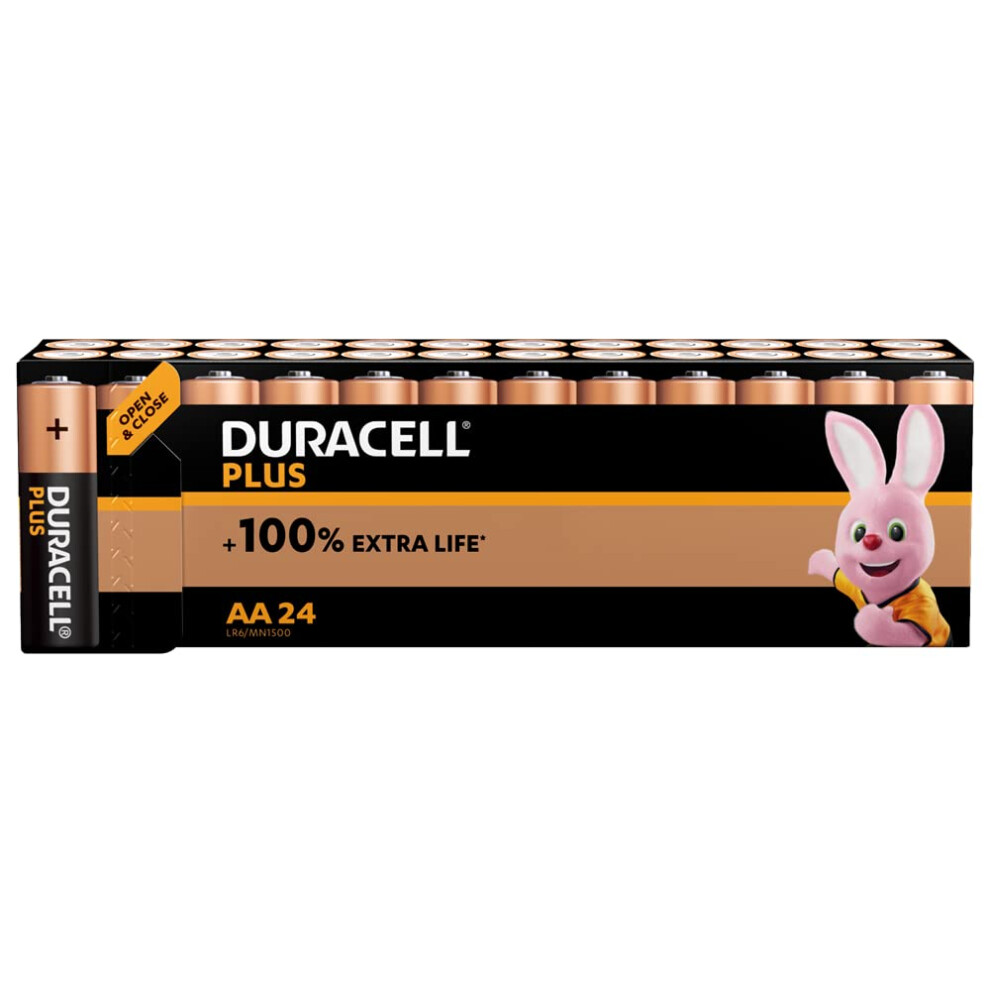 Duracell Plus 038882 AA/LR06/MN1500 AA Batteries Pack of 24