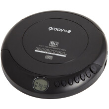groov e RETRO Compact CD Player - Personal Music Player with CD-R & CD-RW Playback - Anti-Skip Protection, Programmable Tracks - Earphones Included -