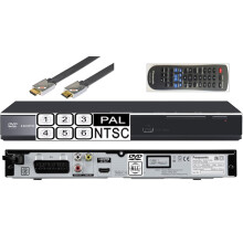 Panasonic DVDS700 Multiregion 1080p Upscaler DVD/CD Player with HDMI